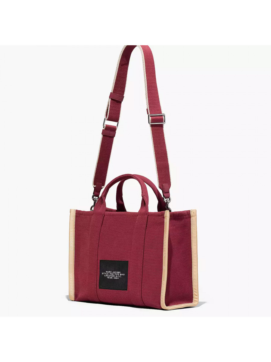 СУМКА MARC JACOBS THE JACQUARD MEDIUM TOTE BAG MERLOT