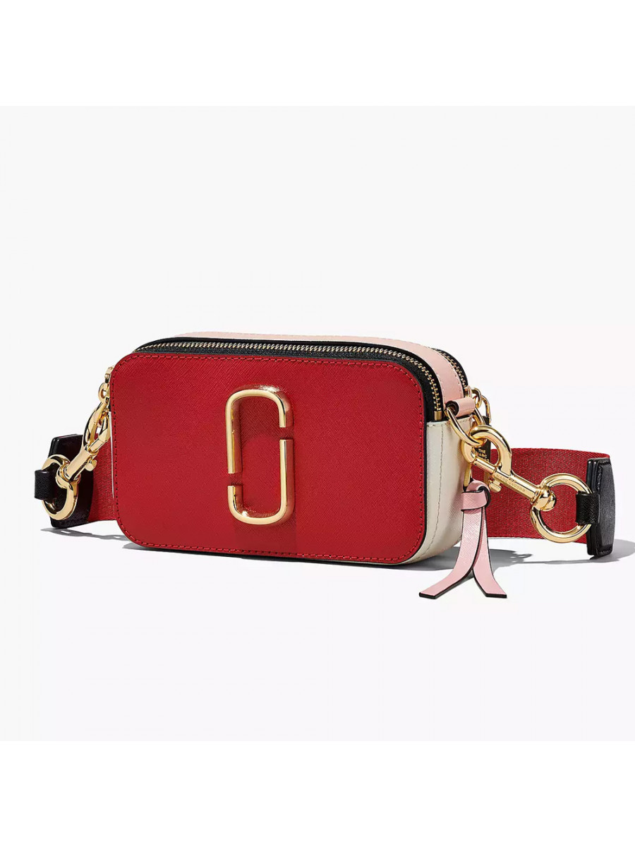 СУМКА MARC JACOBS THE COLORBLOCK SNAPSHOT TRUE RED MULTI