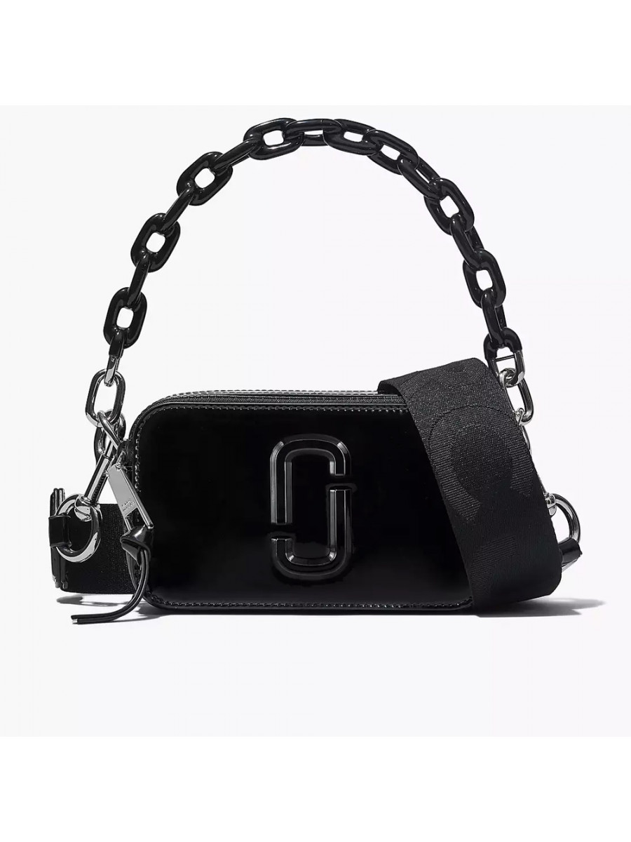 СУМКА MARC JACOBS THE PATENT LEATHER SNAPSHOT BLACK Marc Jacobs