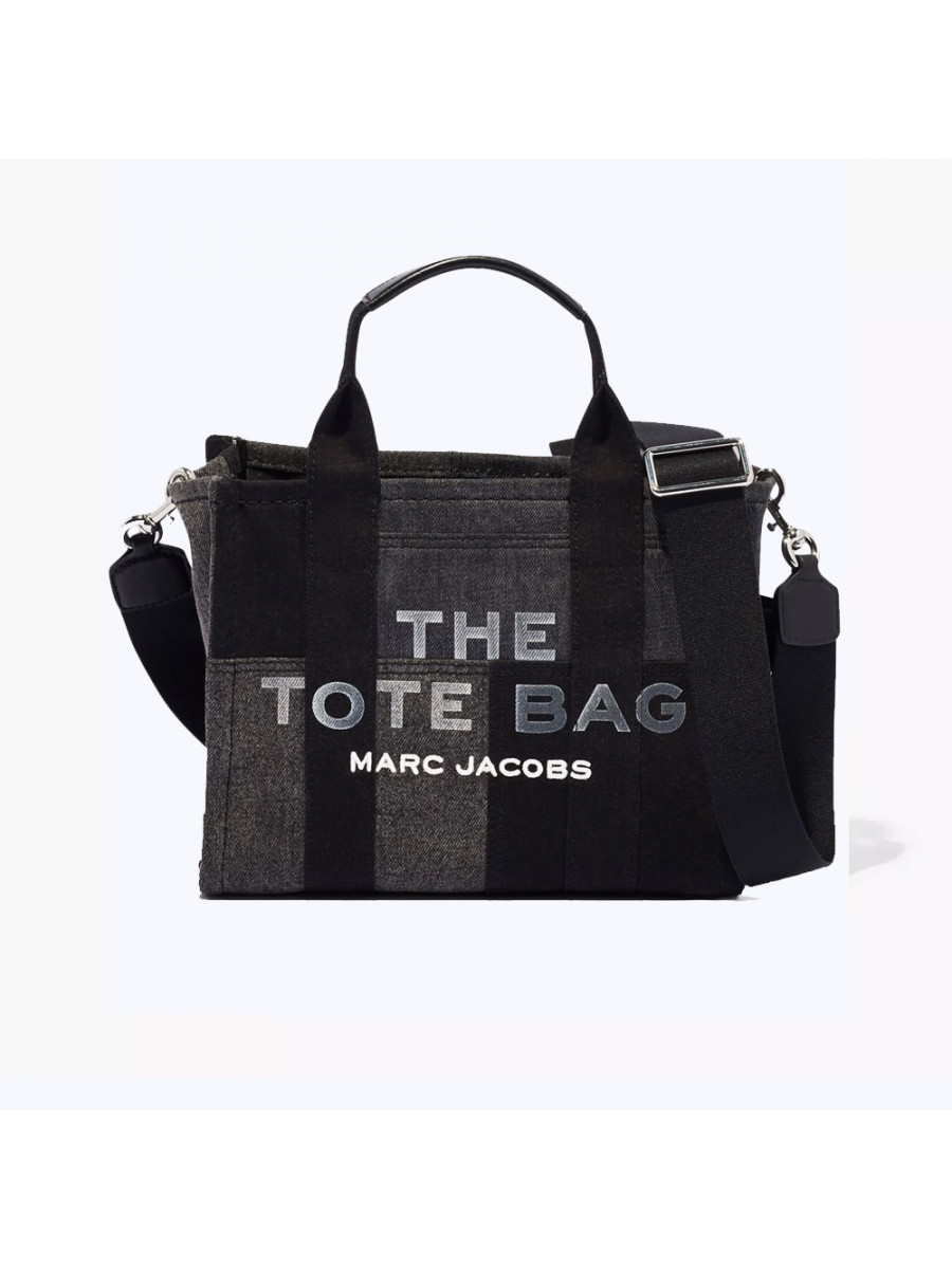 СУМКА MARC JACOBS THE DENIM MEDIUM TRAVELER TOTE BAG BLACK Marc Jacobs