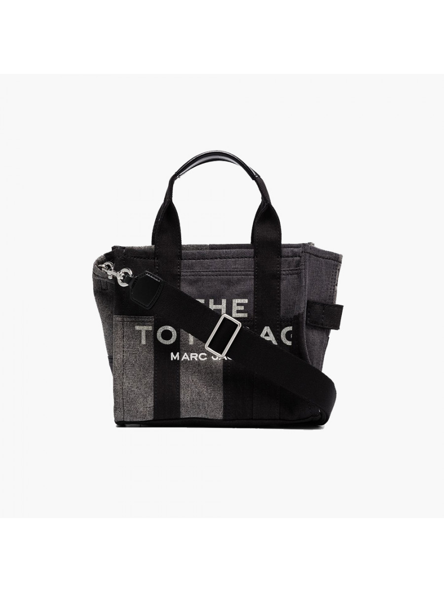 СУМКА MARC JACOBS THE DENIM SMALL TRAVELER TOTE BAG BLACK Marc Jacobs