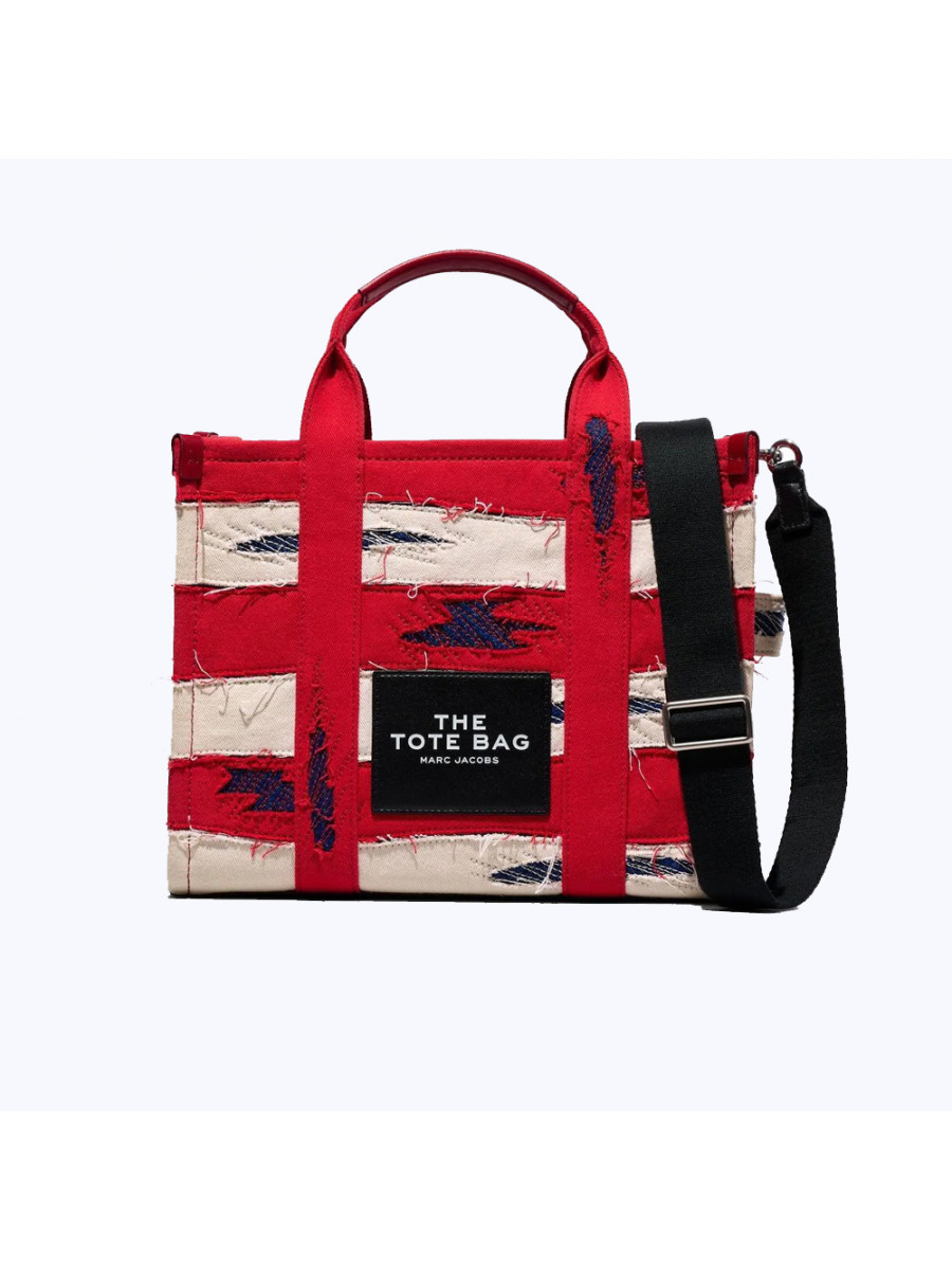 СУМКА MARC JACOBS THE AMERICANA MEDIUM TOTE BAG RED DENIM MULTI Marc Jacobs