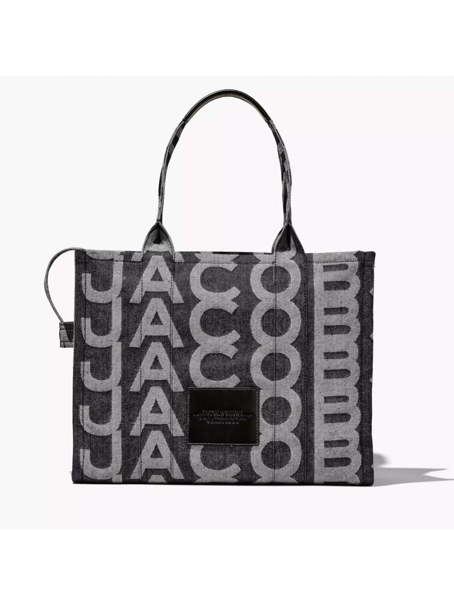 СУМКА MARC JACOBS THE MONOGRAM LARGE TOTE DENIM BLUE