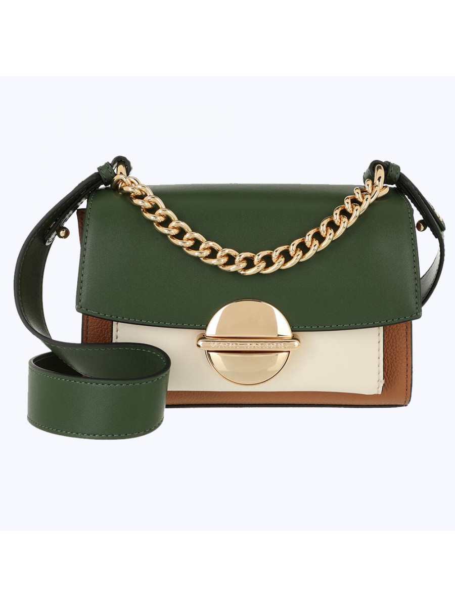 СУМКА MARC JACOBS THE TUCK LOCK CROSSBODY BAG DARK GREEN MULTI Marc Jacobs