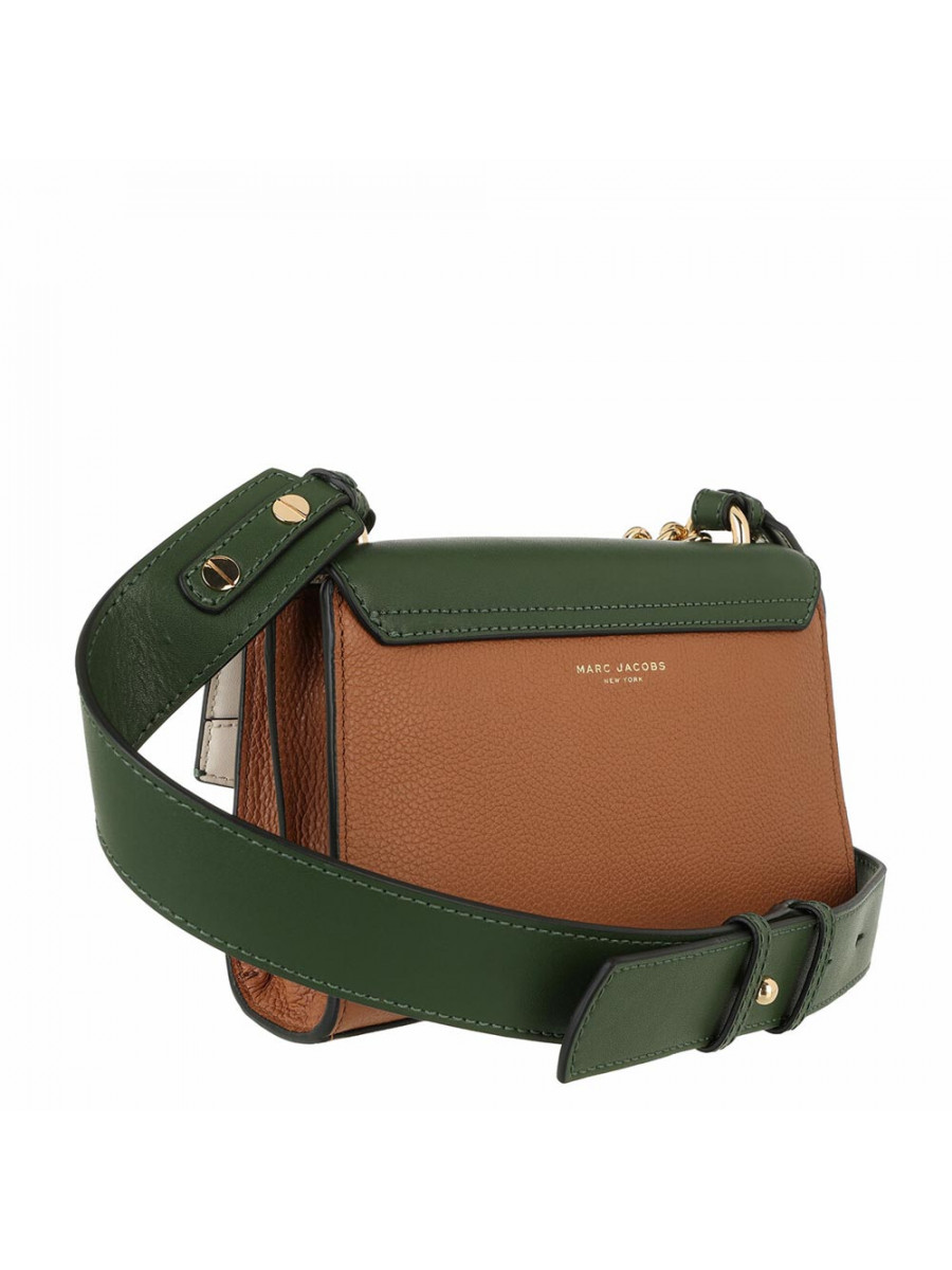 СУМКА MARC JACOBS THE TUCK LOCK CROSSBODY BAG DARK GREEN MULTI