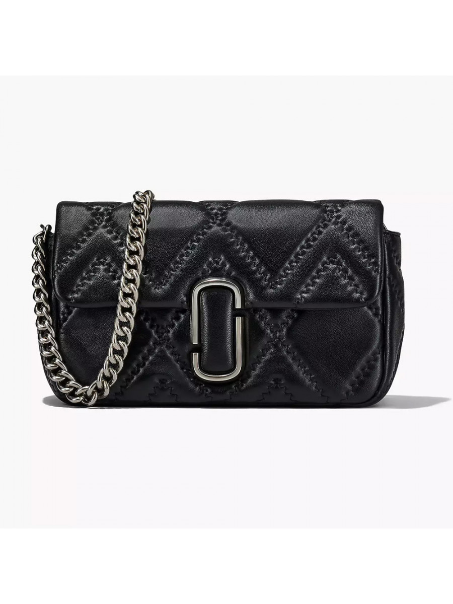 СУМКА THE QUILTED LEATHER J MARC LARGE SHOULDER BAG BLACK Marc Jacobs