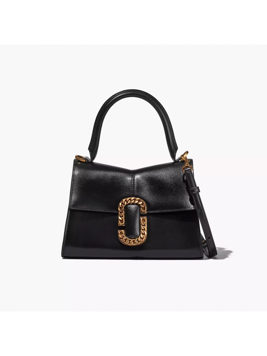 СУМКА MARC JACOBS THE ST. MARC TOP HANDLE BLACK Marc Jacobs