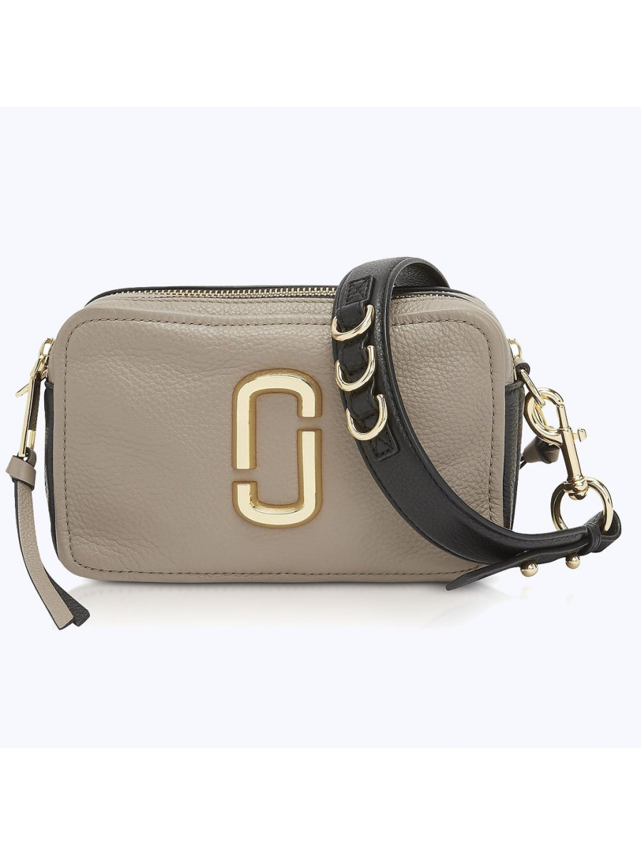 СУМКА MARC JACOBS THE SOFTSHOT 21 CEMENT/BLACK Marc Jacobs