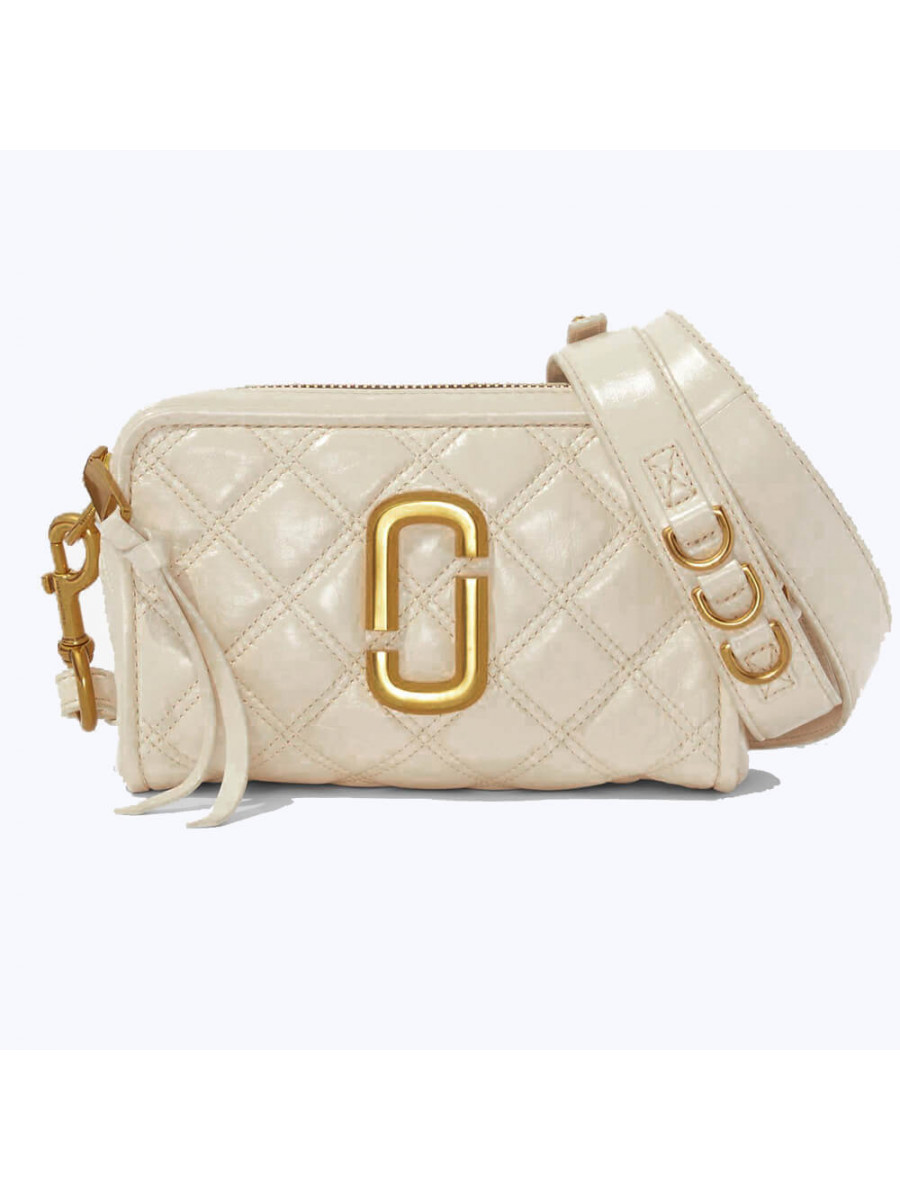 СУМКА MARC JACOBS THE QUILTED SOFTSHOT 21 IVORY Marc Jacobs