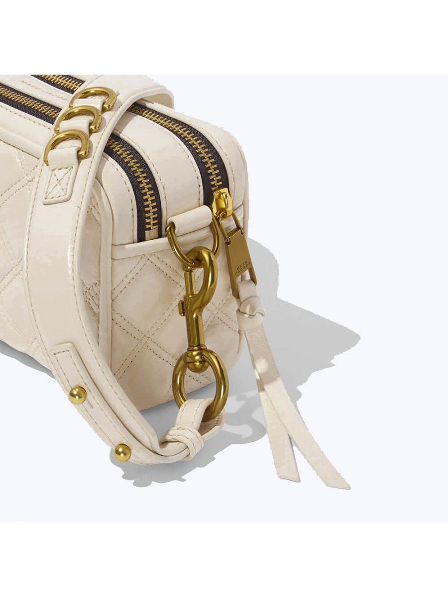 СУМКА MARC JACOBS THE QUILTED SOFTSHOT 21 IVORY