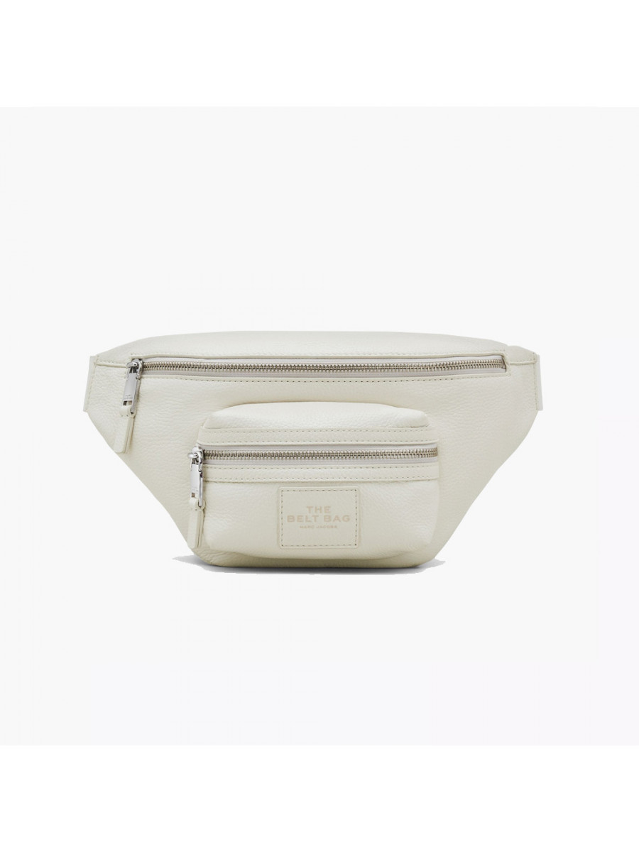 ПОЯСНАЯ СУМКА MARC JACOBS THE LEATHER BELT BAG COTTON/SILVER Marc Jacobs