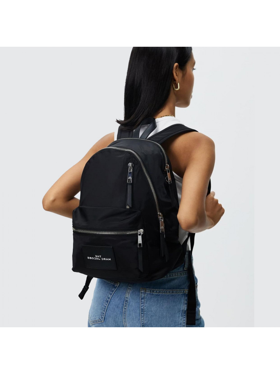 РЮКЗАК MARC JACOBS THE LARGE ZIP BACKPACK BLACK