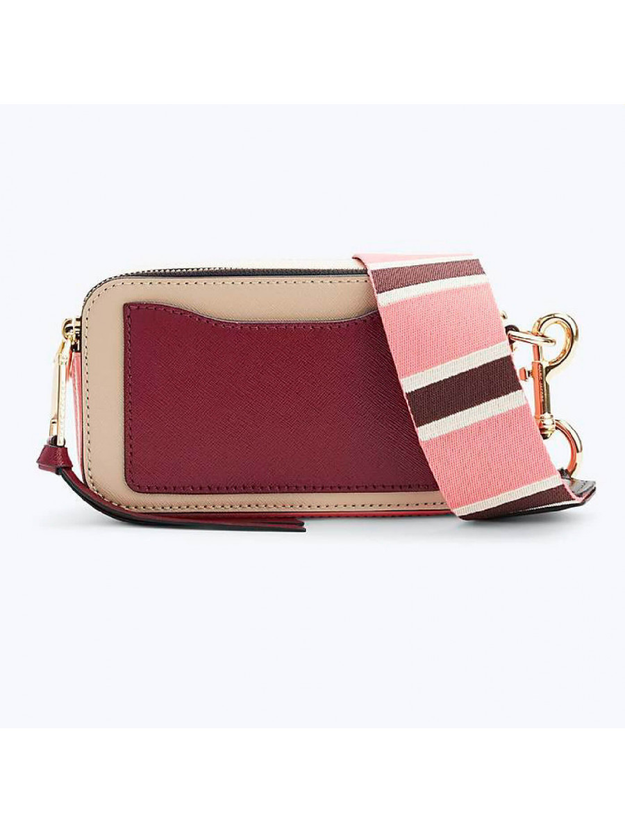 СУМКА MARC JACOBS LOGO STRAP SNAPSHOT LIGHT SLATE MULTI