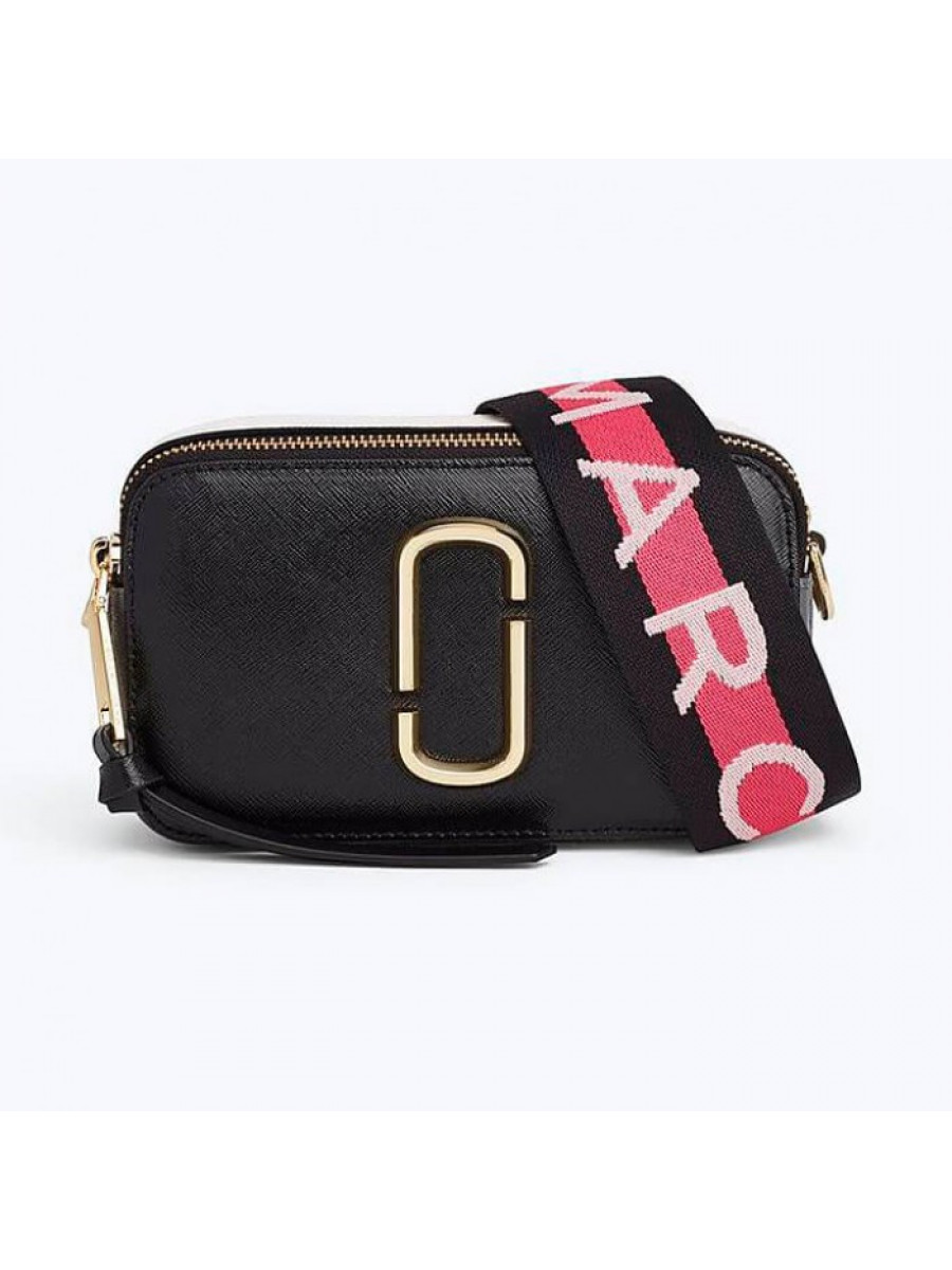 СУМКА MARC JACOBS LOGO STRAP SNAPSHOT BLACK MULTI Marc Jacobs