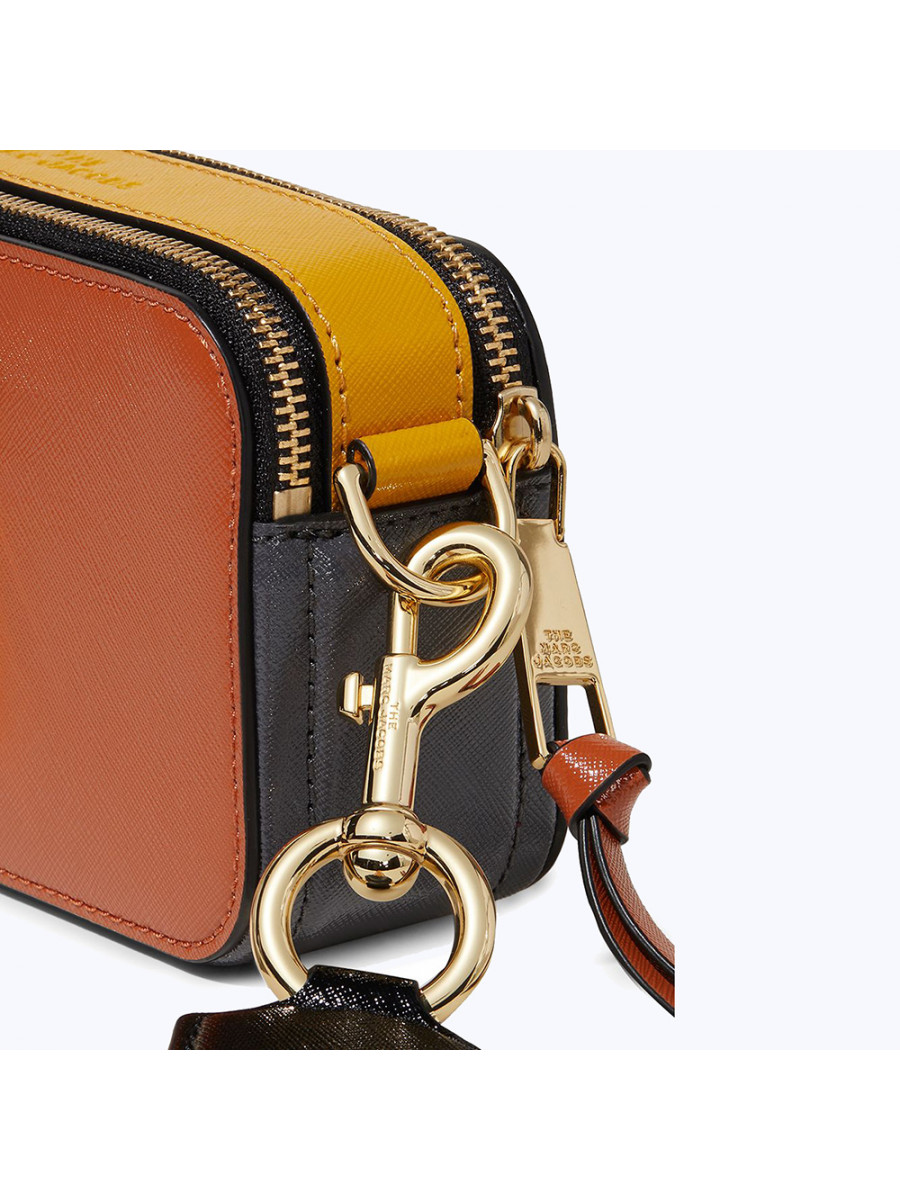 СУМКА MARC JACOBS SNAPSHOT SADDLE BROWN MULTI