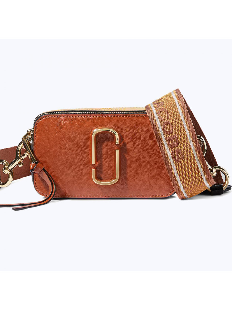 СУМКА MARC JACOBS SNAPSHOT SADDLE BROWN MULTI Marc Jacobs