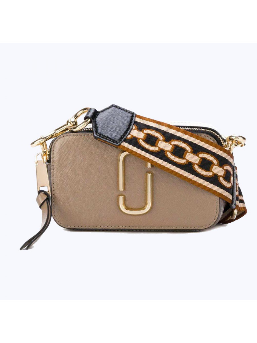 СУМКА MARC JACOBS SNAPSHOT CHAIN PRINT STRAP COLOR BLOCK LEATHER CAMERA BAG Marc Jacobs