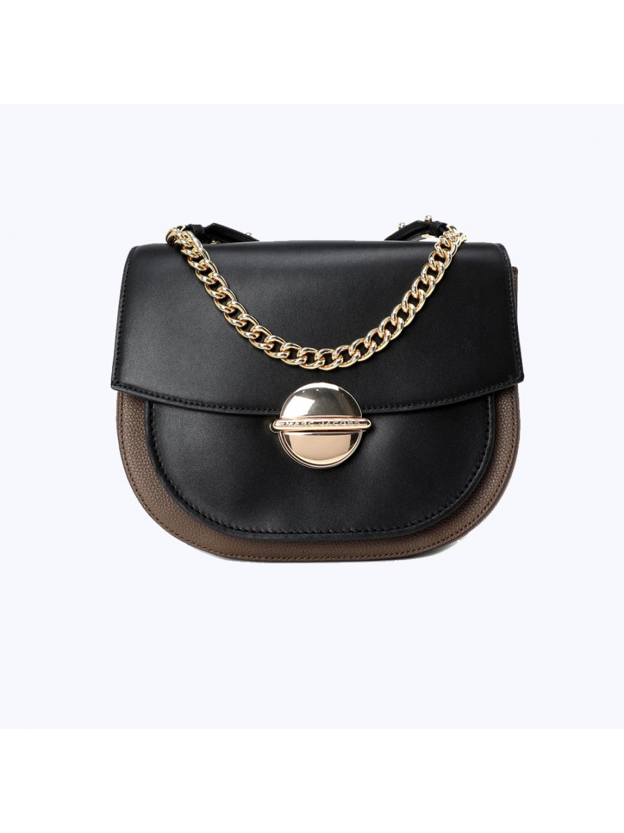 СУМКА MARC JACOBS THE TUCK LOCK SADDLE BLACK/MULTI Marc Jacobs