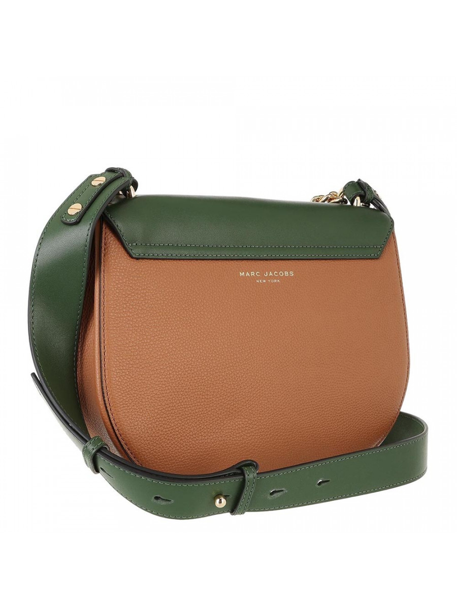 СУМКА MARC JACOBS THE TUCK LOCK SADDLE DARK GREEN/MULTI