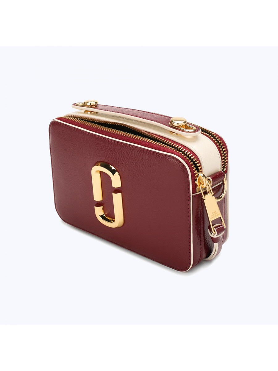 СУМКА MARC JACOBS SURE SHOT LARGE CABERNET/BELGE