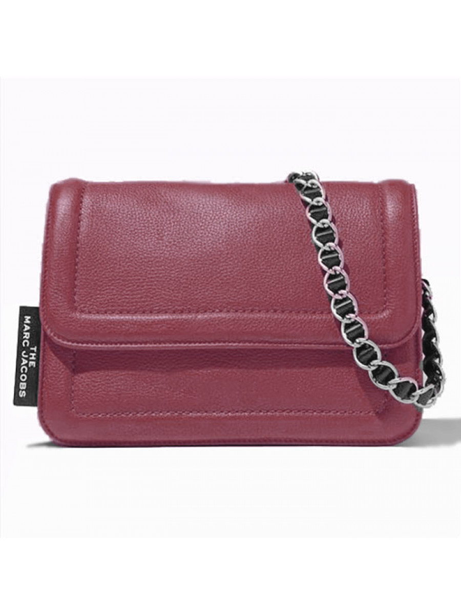 СУМКА MARC JACOBS THE CUSHION BORDO