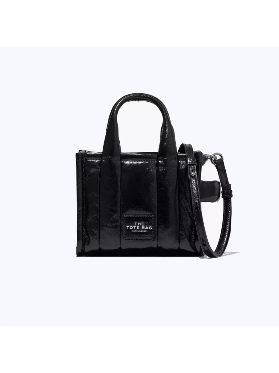 СУМКА MARC JACOBS THE SHINY CRINKLE MINI TOTE BLACK Marc Jacobs