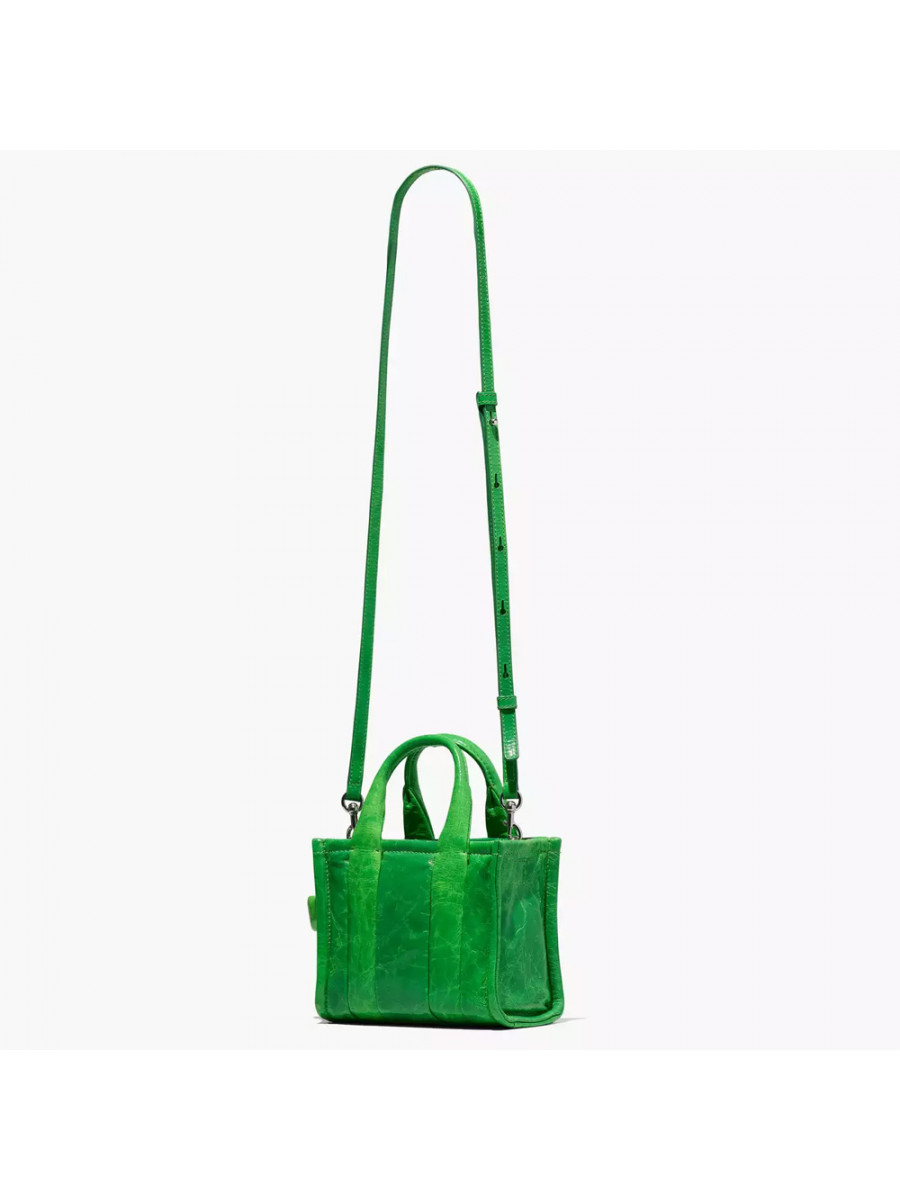 СУМКА MARC JACOBS THE SHINY CRINKLE MINI TOTE FERN GREEN