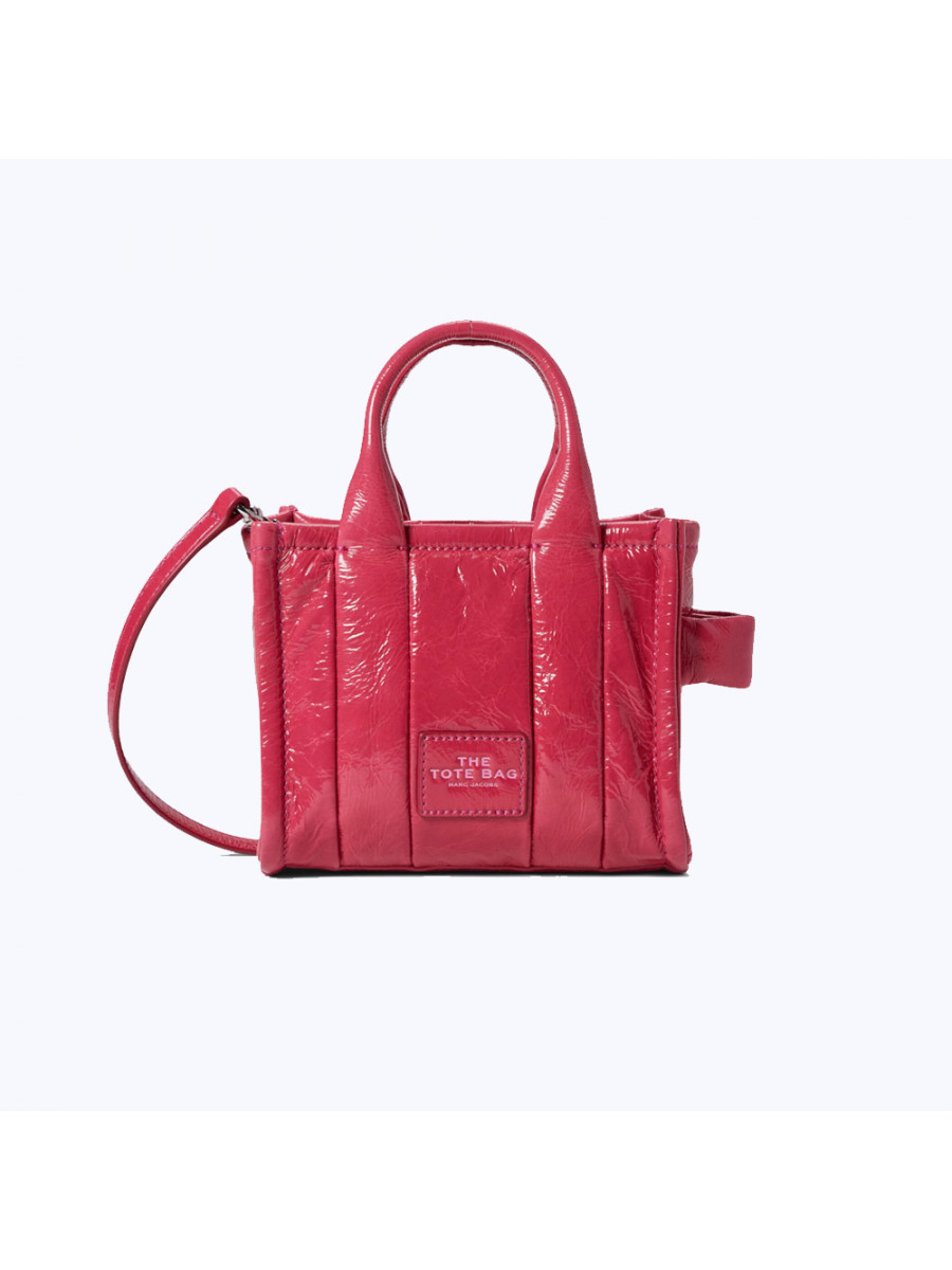 СУМКА MARC JACOBS THE SHINY CRINKLE MINI TOTE MAGENTA Marc Jacobs