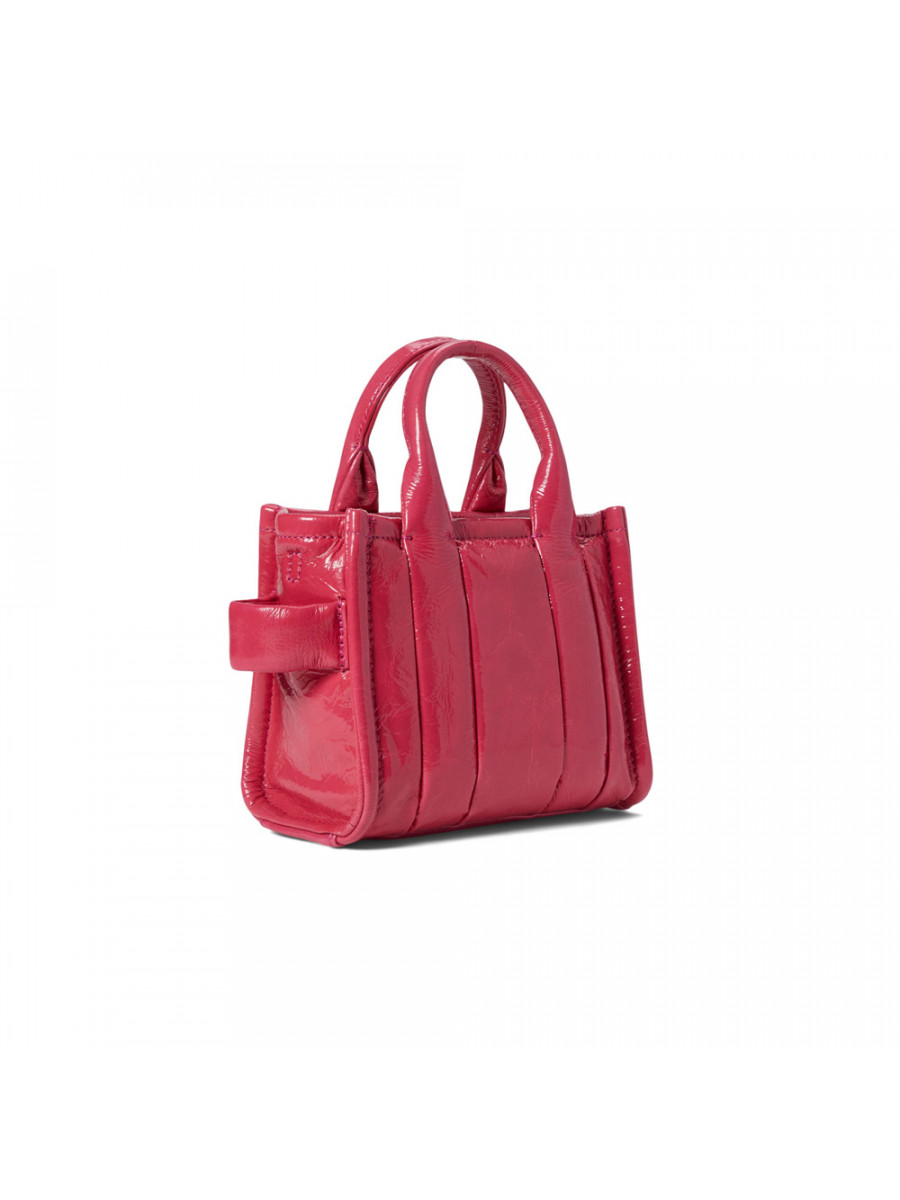 СУМКА MARC JACOBS THE SHINY CRINKLE MINI TOTE MAGENTA