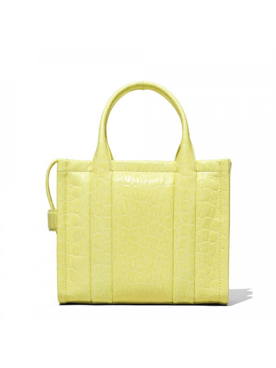 СУМКА MARC JACOBS THE SMALL CROC-EMBOSSED TOTE BAG TENDER YELLOW