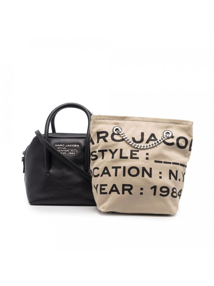 СУМКА MARC JACOBS DUET SATCHEL MINI TOTE BAG BLACK