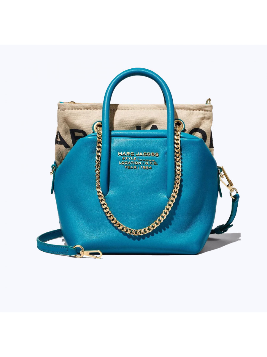 СУМКА MARC JACOBS DUET SATCHEL MINI TOTE BAG HARBOR BLUE Marc Jacobs