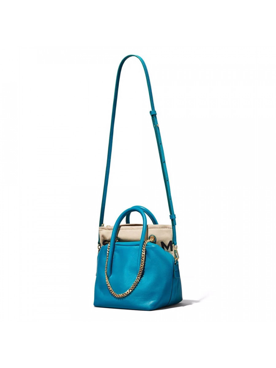 СУМКА MARC JACOBS DUET SATCHEL MINI TOTE BAG HARBOR BLUE