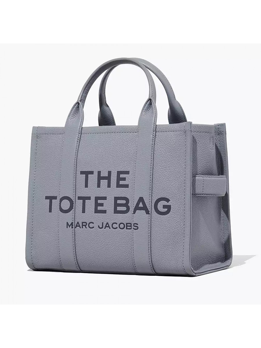 СУМКА MARC JACOBS THE LEATHER MEDIUM TOTE BAG WOLF GREY