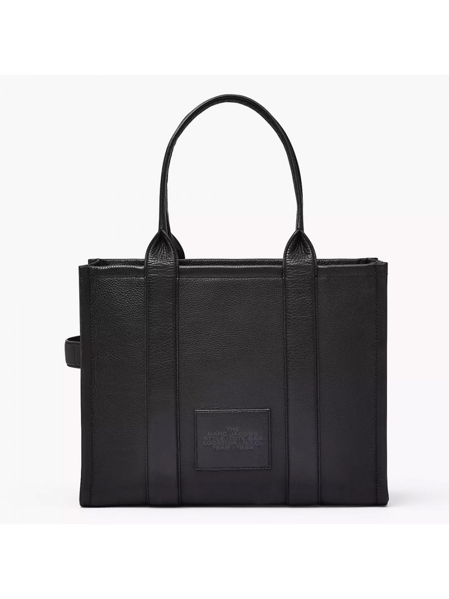 СУМКА MARC JACOBS THE LEATHER LARGE TOTE BAG BLACK