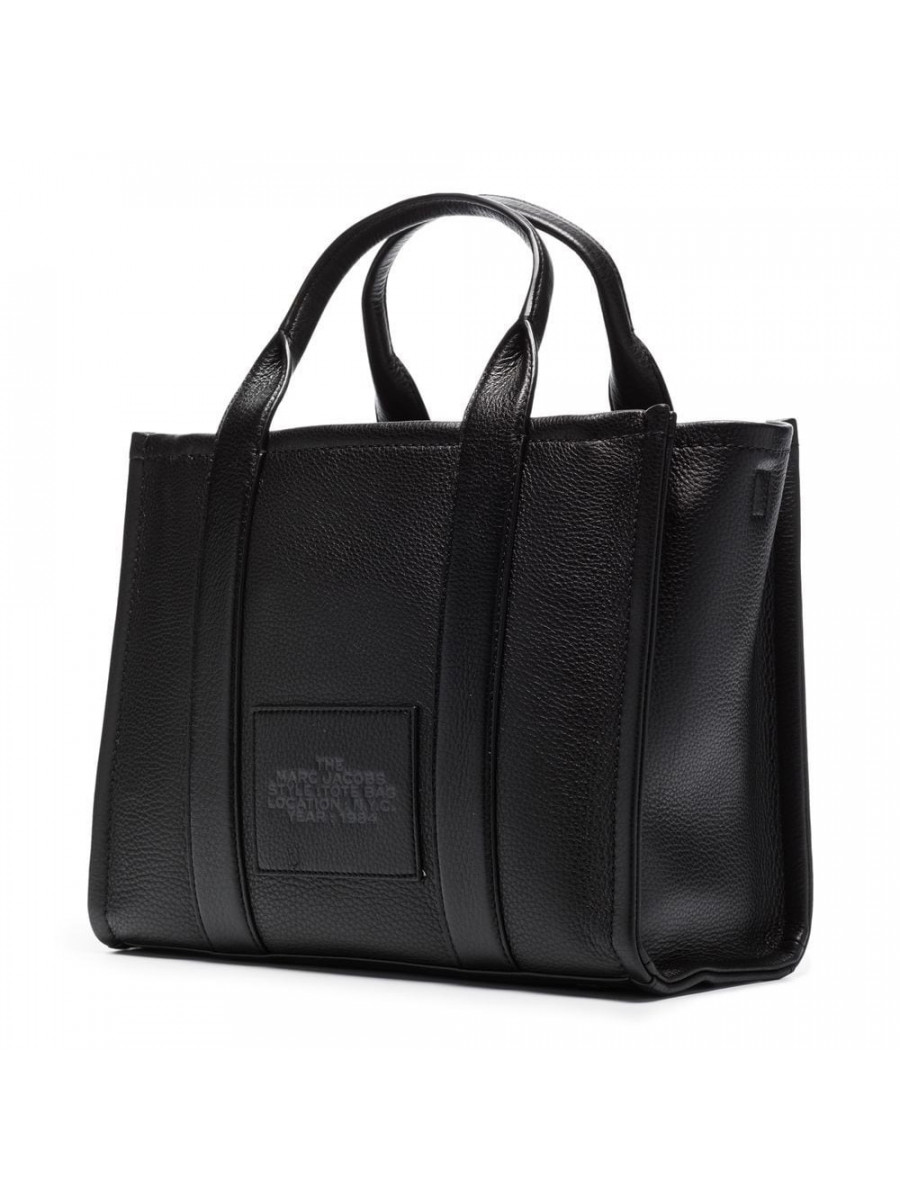 СУМКА MARC JACOBS THE LEATHER MEDIUM TOTE BAG BLACK