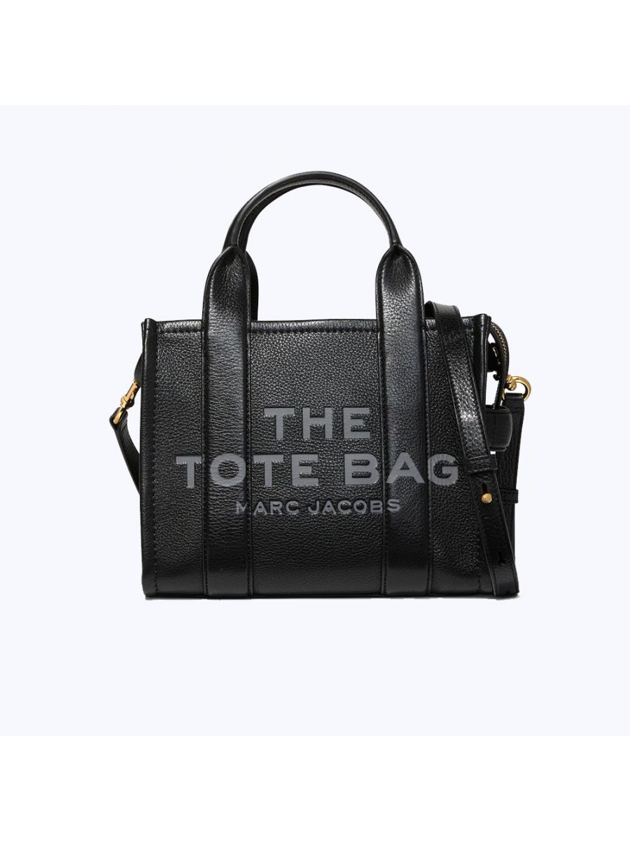 СУМКА MARC JACOBS THE LEATHER SMALL TOTE BAG BLACK Marc Jacobs