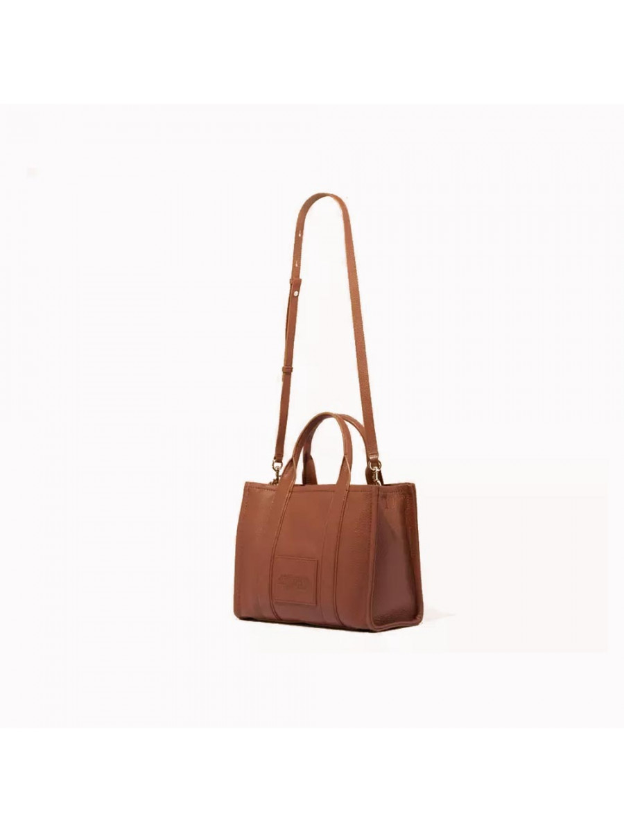 СУМКА MARC JACOBS THE LEATHER SMALL TOTE BAG ARGAN OIL